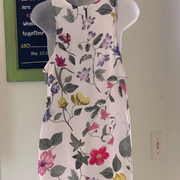 Violet & Claire Vibrant Botanical Halter Shirt L - Picture 4 of 12